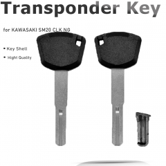 10 unidades/lote de carcasa de llave transpondedora para KAWASAKI SM20 CLK NG