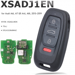 Xhorse XSADJ1GL XSADJ1EN VVDI 754J 315/433/868MHZ Smart Key PCB for Audi A6L A7 Q5 A4L A8L 2013-2019 for VVDI BCM2 Adapter (frequency can be adjusted)