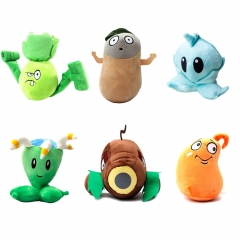 Plants vs Zombies 2 Plush Toys Stuffed Animals 6Pcs Plants Set 15-18cm/6-7" Small Size