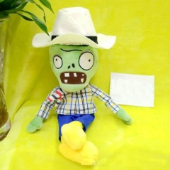 Plants Vs Zombies Plush Toys - New White Hat Zombie 30cm/12Inch