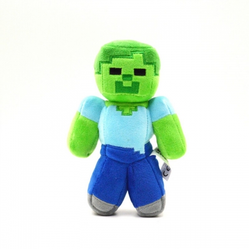 Minecraft Zombie Plush Toy Stuffed Doll Small Size 20cm/8inch
