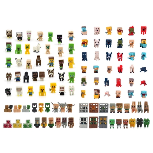 108Pcs Set MineCraft MC Blocks Mini Action Figures Toys 3cm/1.2inch