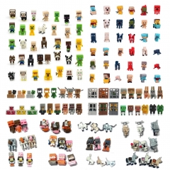 MineCraft MC Blocks Mini Action Figures PVC Kids Toys 3cm/1.2inch