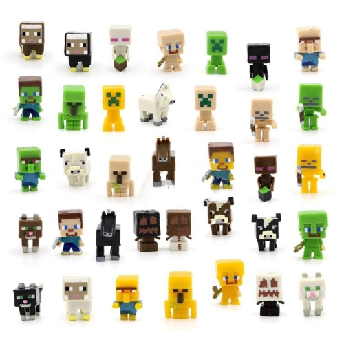 My World Block Mini Figure Toys 36pcs Set 1st Generation 3cm/1.17inch