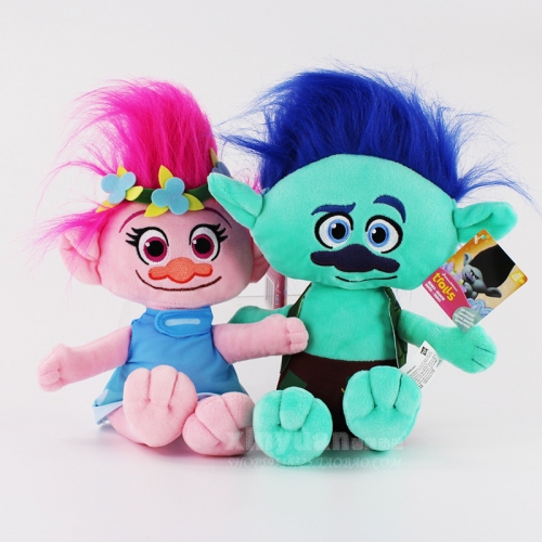 Dreamworks Trolls Movie 14Inch Plush Dolls Poppy Branch Stuffed Toys