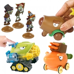 Plants vs Zombies Pull-back Shooting Toys Cob Cannon / Coconut Cannon / Carrot Launcher in Gift Box