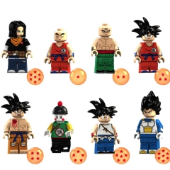 Dragon Ball Compatible Block Mini Figure Toys 8Pcs Set XP048-055