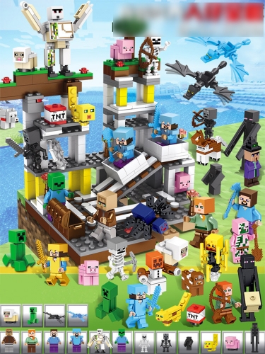 MineCraft Compatible Building Block Toys New Mine Scene with 42 Minifigures A0004