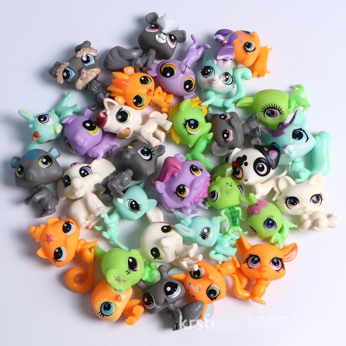 LPS Littlest Pet Shop Action Figure Toys 20pcs/Set 1.5-2.2inch