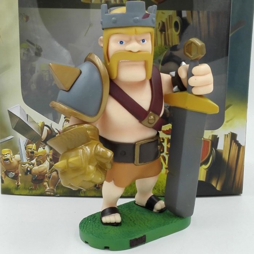 Clash of Clans Barbarian King PVC Action Figure Toy 17cm/6.7Inch Tall
