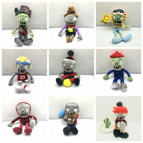 Plants Vs Zombies Plush Toys Stuffed Dolls Complete Collection of Zombies Part1