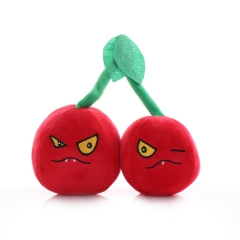 Plants VS Zombies Plush Toy Stuffed Animal - Twin Cherry Bomb 15CM/6Inch Tall
