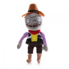 Plants Vs Zombies Plush Toys - New Cowboy Zombie 30cm/12Inch