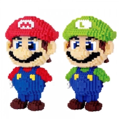 Super Mario Compatible Diamond Mini Blocks Figure Toy 1750Pcs
