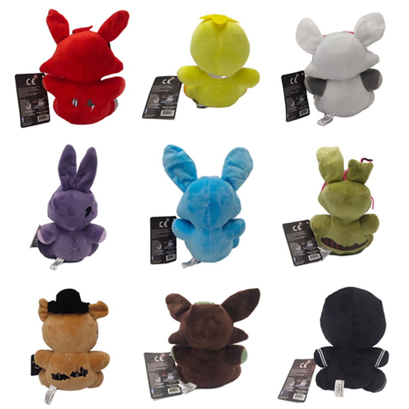 New 18-20cm Five Nights at Freddy's 4 FNAF Fazbear Bear Foxy Bonnie Chica  Nightmare Security Breach Stuffed Plush Toys