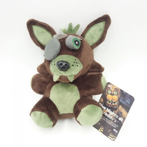 ZILLE - Movies & TV - FNAF Stuffed Five Nights At Freddy's Keychain Plush  Toys Bonnie Foxy Chica Golden Nightmare Fredbear Bear Action Kids Doll  (green large size): Buy Online at Best