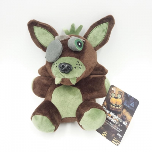 Ready Stock】✌ஐNew 25cm FNAF Nightmare Freddy Bear Foxy Bonnie Plush Toys Five  Nights at Freddy's To