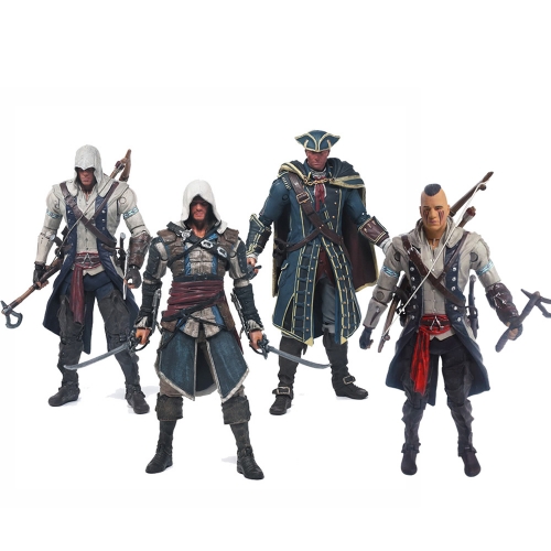 Assassin's Creed Connor Edward Haythem Kenway Action Figures PVC Figure Toys 15cm/6inch