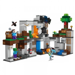 MineCraft The Bedrock Adventures Building Blocks Mini Figures Kids Toys 603Pcs Set 81072