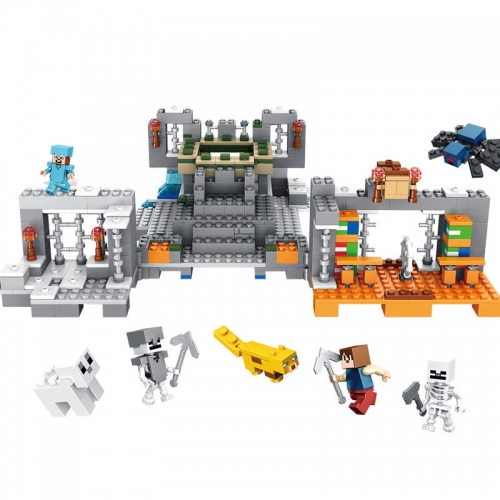 My World Compatible 8-In-1 Building Blocks Mini Figure Toys 704Pcs JX30084