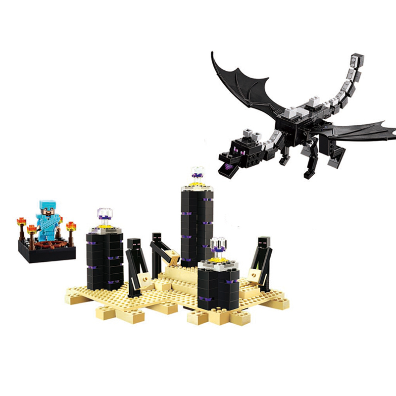 Minecraft Lego Compatible Ender Dragon Building Blocks Mini Figure Toys 632pcs