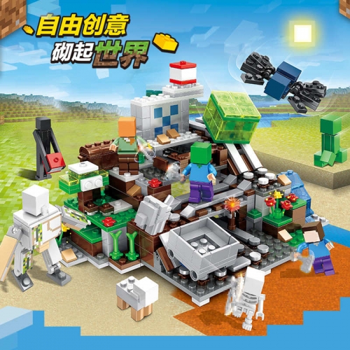 Fake lego best sale minecraft sets