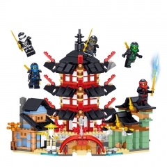 Ninjago Compatible Temple Building Blocks Mini Figure Toys 802Pcs Set RZ001