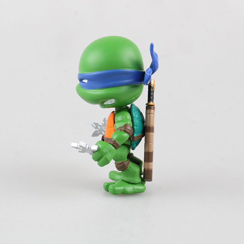 4Pcs Teenage Mutant Ninja Turtles Figure Toys Action Figures 7.5cm ...