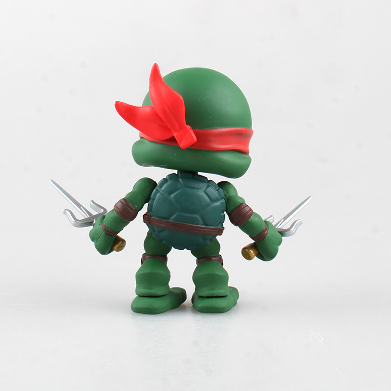 4Pcs Teenage Mutant Ninja Turtles Figure Toys Action Figures 7.5cm ...