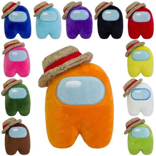 Among Us Plush Toys Stuffed Dolls with Hats for Game Fans 10cm/4Inch Tall