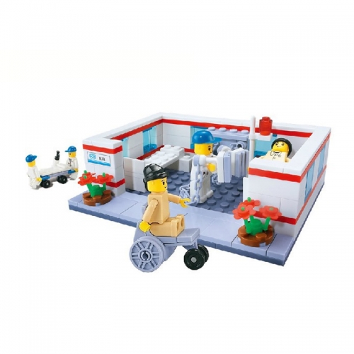 157Pcs Set LEGO Compatible Building Blocks Mini Figure Toys Hospital Series 27166