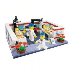 Wange 158Pcs Set Compatible Building Blocks Mini Figure Toys Hospital Series 27165