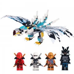 Ninjago Compatible The Lighting Hawk Building Blocks Mini Figure Toys 504Pcs 76021