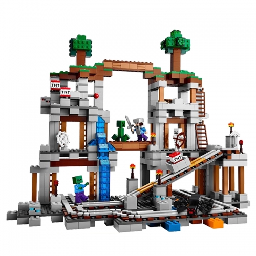 My World The Mine Compatible Building Blocks Mini Figure Toys 986Pcs Set 81118