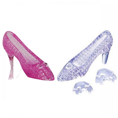 High-heeled Shoe 3D Crystal Jigsaw Puzzles DIY Model Toys 44Pcs