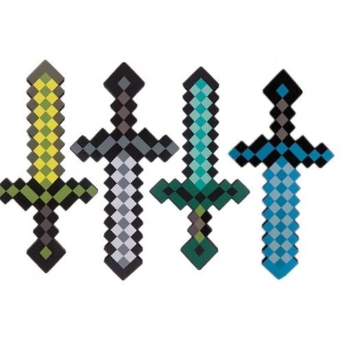 Minecraft Foam Diamond Sword Figure Toys 45CM/18Inch