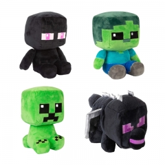 My World Baby Series Plush Toys Enderman Zombie Creeper Ender Dragon Stuffed Animals 26cm/10Inch