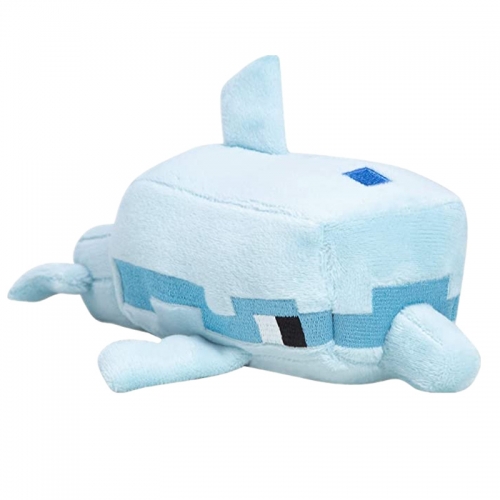 Minecraft Dolphin Plush Toys Stuffed Animals 22cm/8.7Inch