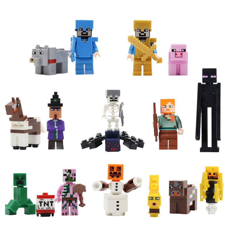 Minecraft Lego Compatible Building Block Toys 17Pcs Figures Set XL03 ...