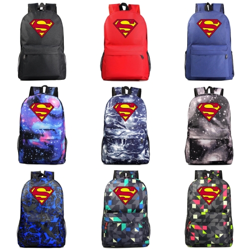 Superman Backpacks Fashionable Shoulder Rucksacks Schoolbags 17Inch