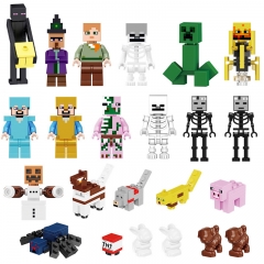 Minecraft Compatible Building Blocks Mini Figure Toys 23Pcs Set XL03B