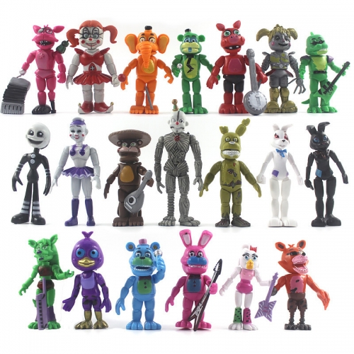 20Pcs Five Nights at Freddy's Action Figures PVC Toys 9-13cm/3.5-5.1Inch Tall