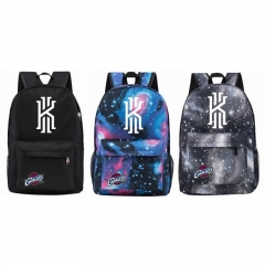 NBA Cleveland Cavaliers Kyrie Irving Pattern Backpacks Shoulder Rucksacks Schoolbags