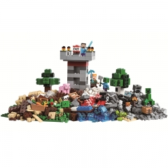 My World The Crafting Box Compatible Assembly Building Blocks Mini Figure Toys 612Pcs Set SX1043