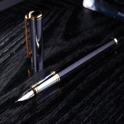 Guan Qiu Multi-Language & Multi-Function Fountain Calligraphy Pen with Gift Box, New Invention and Design