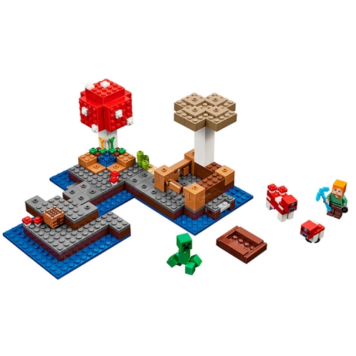 MineCraft The Mushroom Island Building Blocks Mini Figures Toys 253Pcs 10619