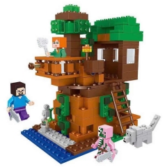 My World The Tree House Building Blocks Mini Figure Toys 406Pcs 30065