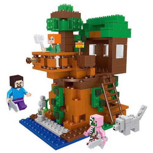 MineCraft The Tree House Building Blocks Mini Figure Toys 406Pcs 30065