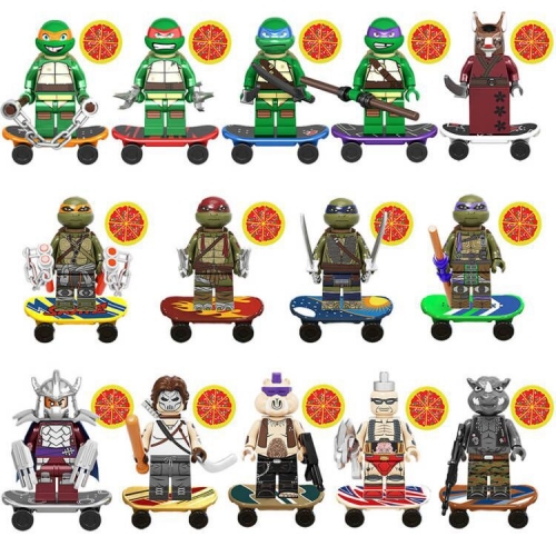 lego ninja turtles 2022 minifigures