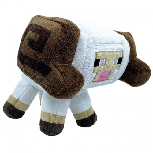 Minecraft Horned Sheep Plush Toy Stuffed Animal 20cm/8Inch